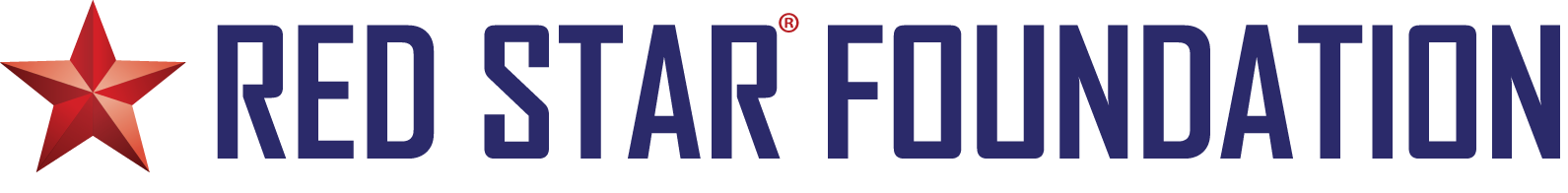 Red Star Foundation logo: a faceted red five-pointed star followed by the words RED STAR FOUNDATION