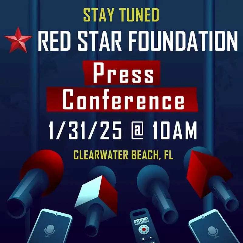 Red Star Foundation Press Conference: Fight Against Military, Veteran, and First Responder Suicides